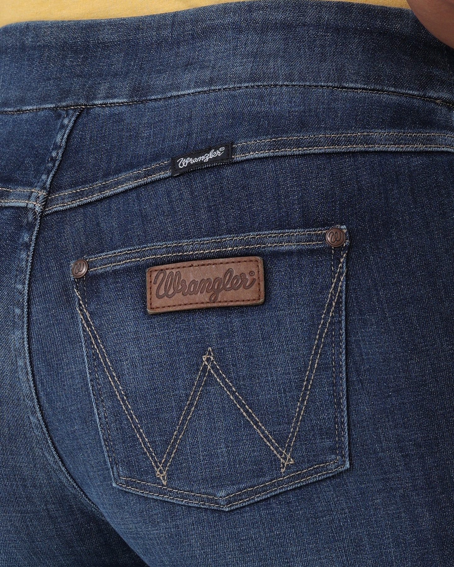 Women's Retro Pull-On Bootcut Flare High Rise Jean