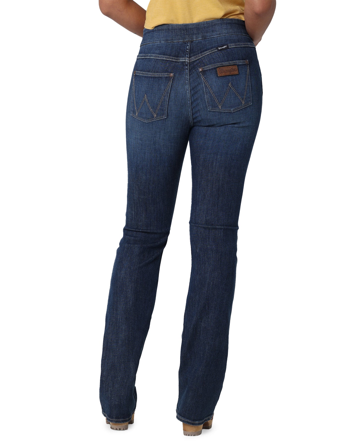 Women's Retro Pull-On Bootcut Flare High Rise Jean