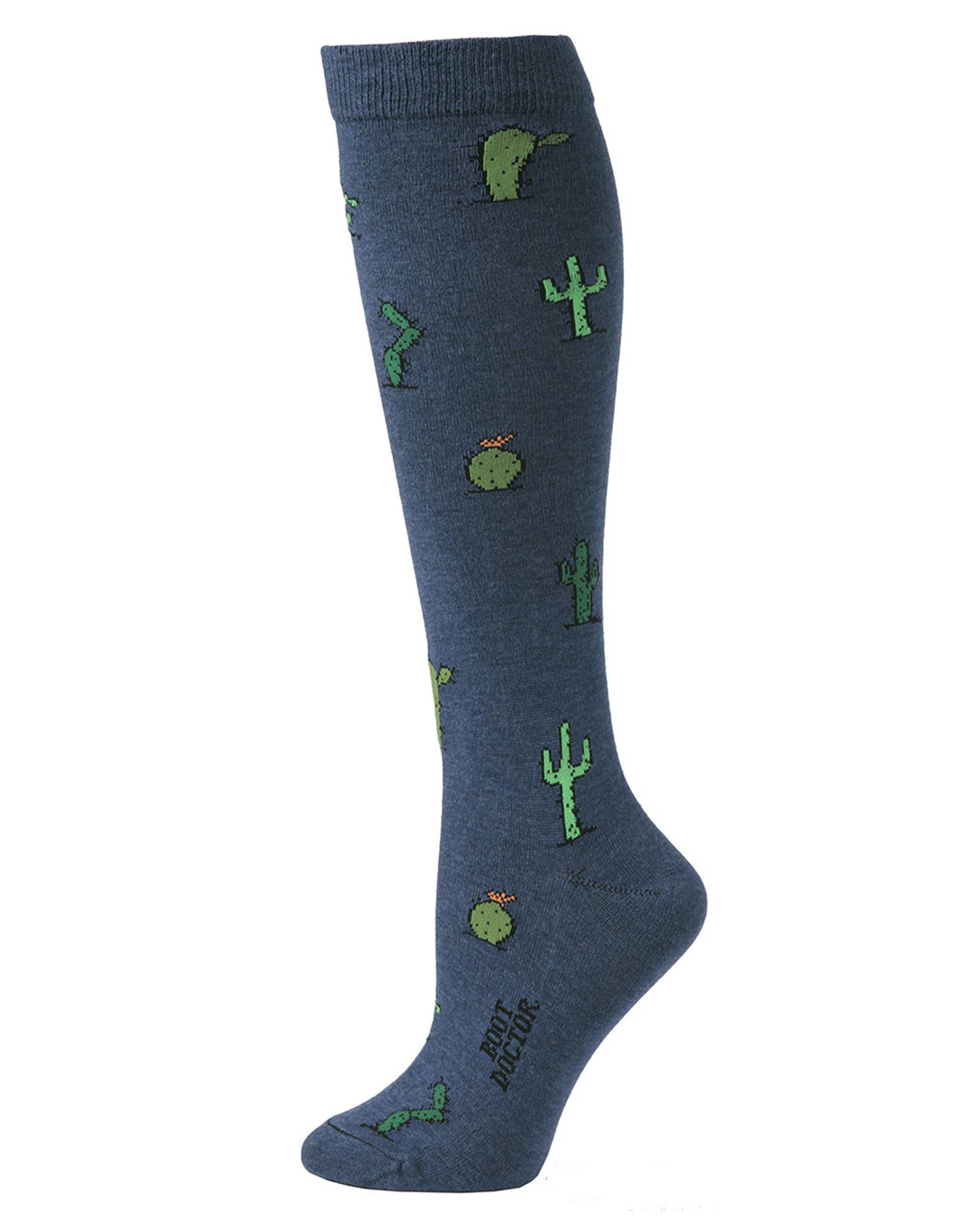 Women's Cactus Socks by M&F from Skip’s Western Outfitters | MFW-417203-O/S-REG