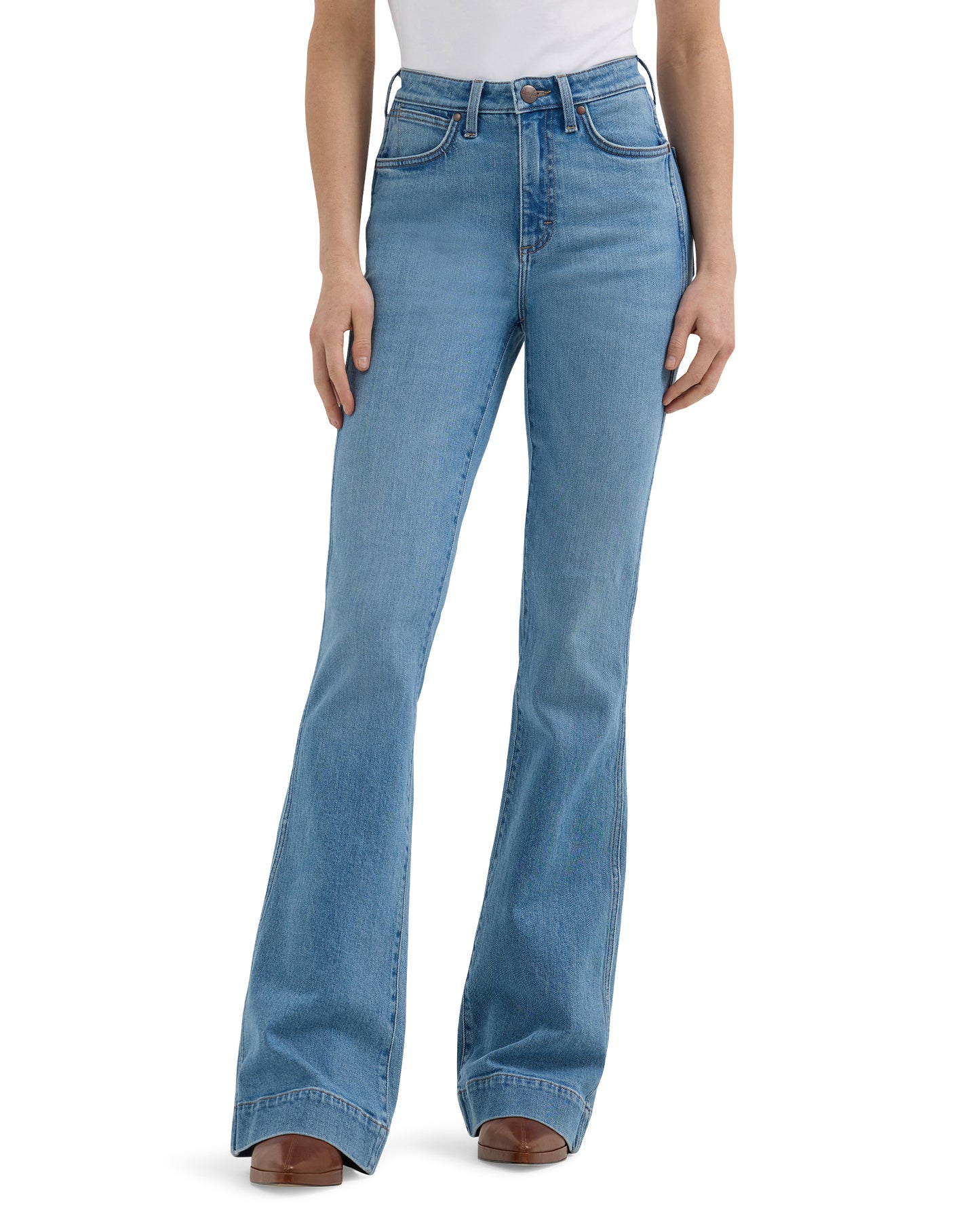 Women's Bailey High Rise Trouser Jean by Wrangler from Skip’s Western Outfitters | WRA-112364626-24-32