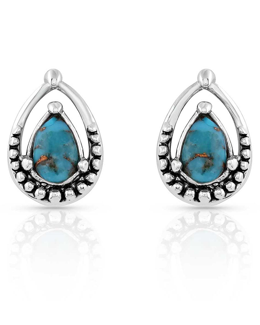 Touch of Turquoise Teardrop