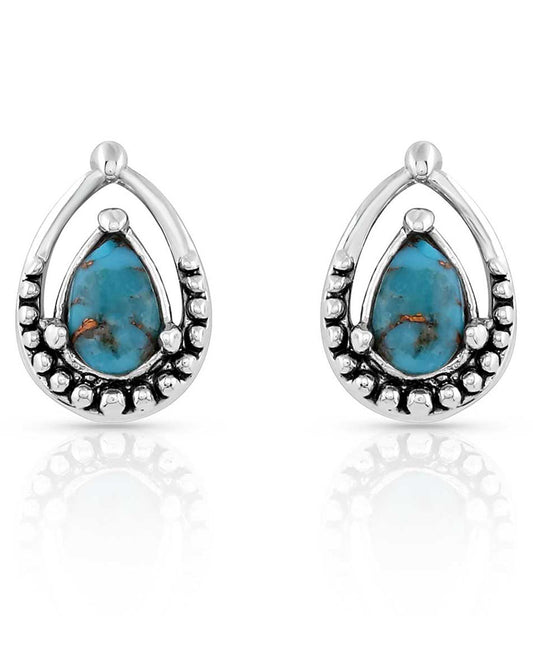Touch of Turquoise Teardrop