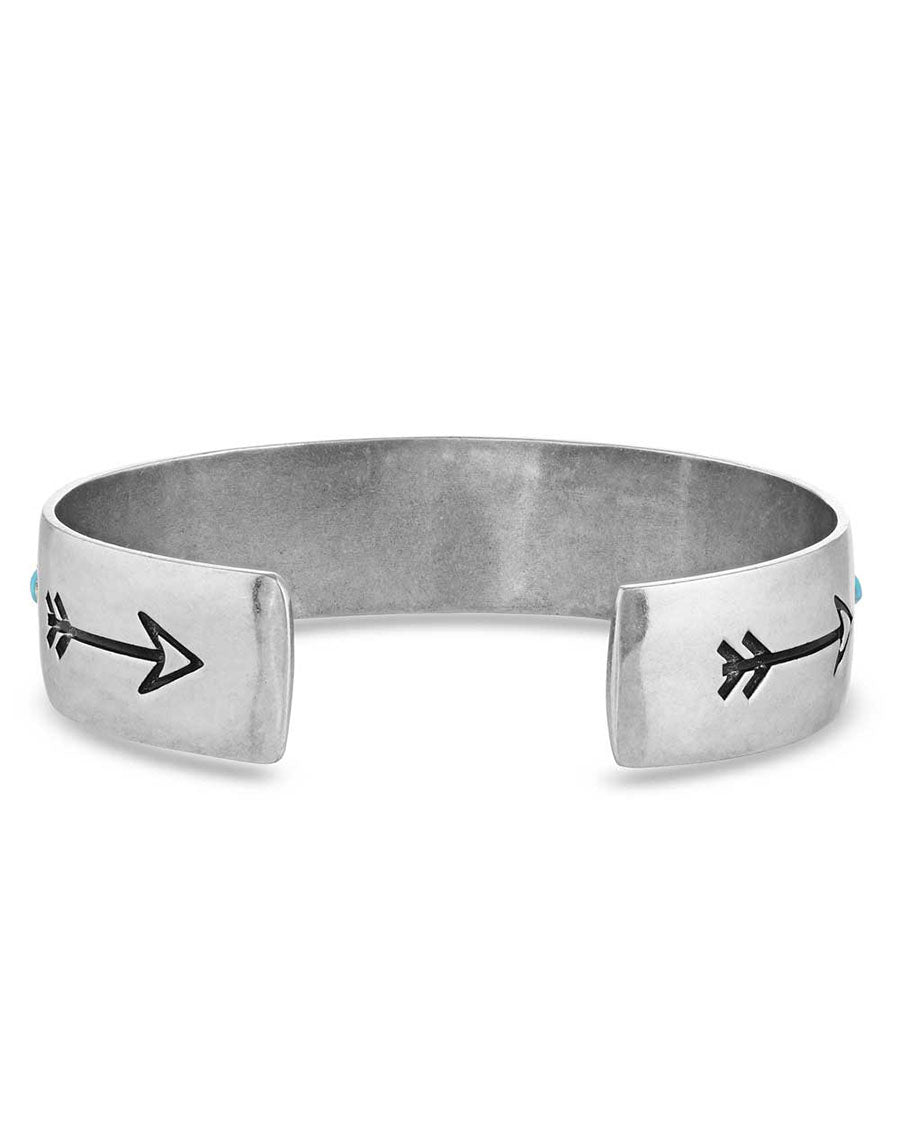 Only Forward Turquoise Silver Cuff
