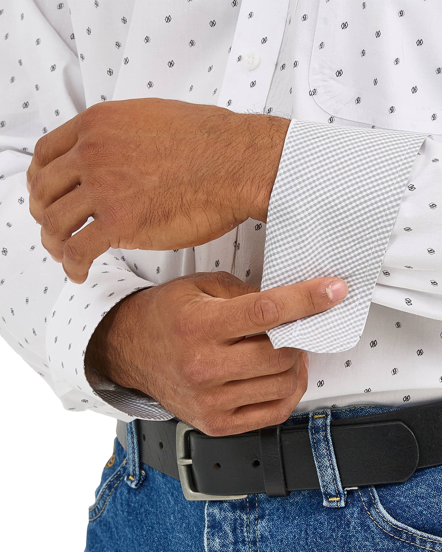 Men's George Strait Long Sleeve One Pocket Button Down Shirt