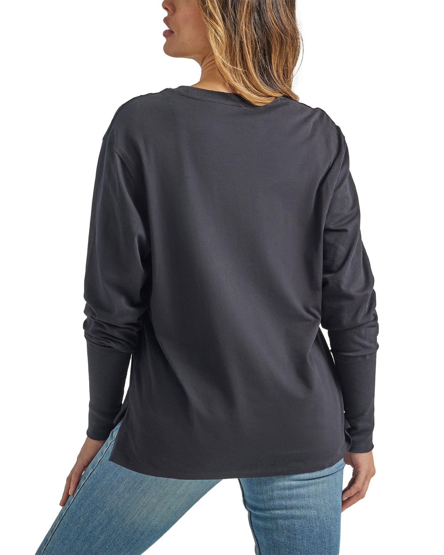 Women's Retro Oversized Long Sleeve Graphic T-Shirt