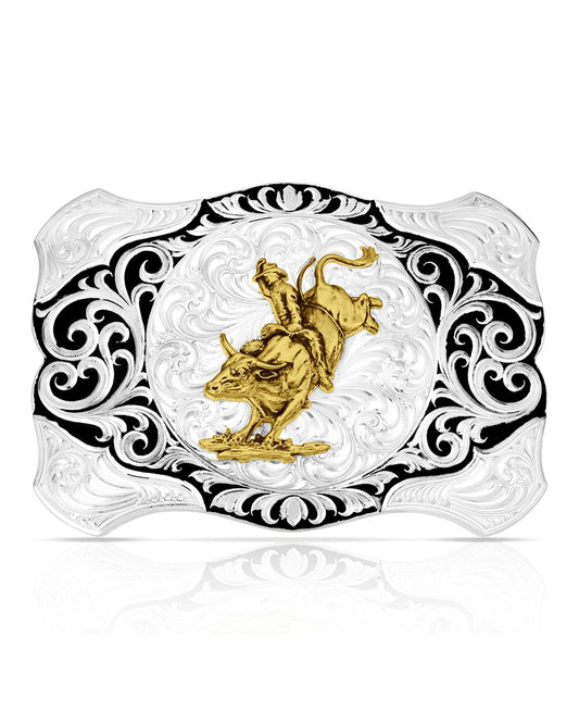 Painted Canyon Buckle With Bull Rider - 57510-205H