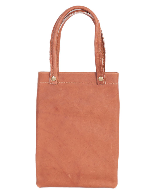 Leather Bullet Tote by Scully from Skip’s Western Outfitters | SCU-60-17-TAN
