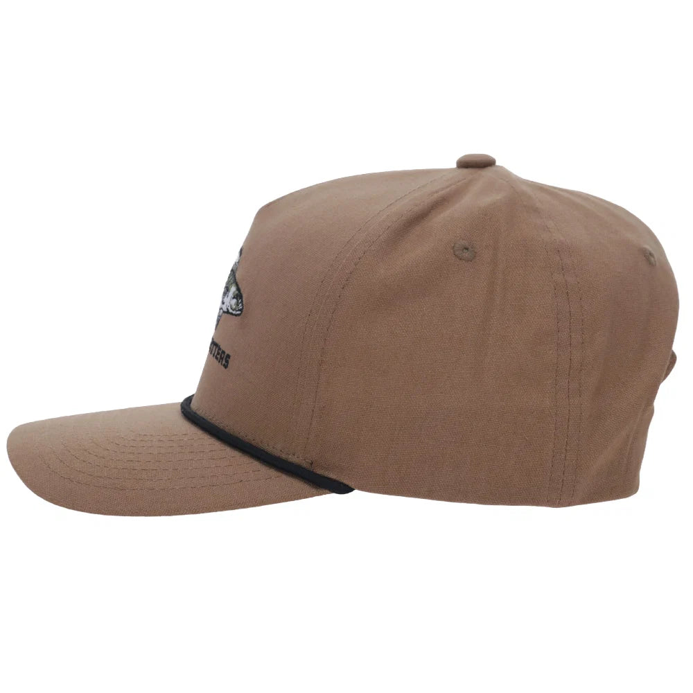 Walleye 5-Panel Full Surround Snapback Cap - 6037T-TN
