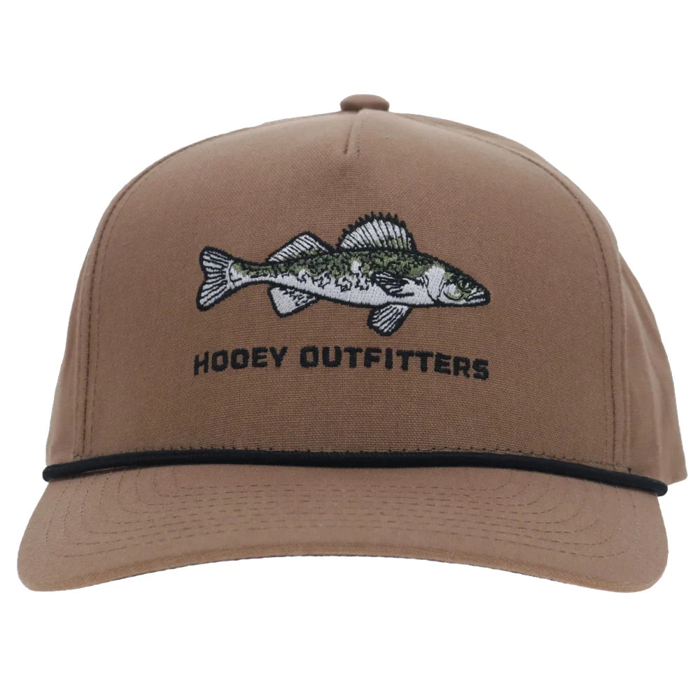 Walleye 5-Panel Full Surround Snapback Cap - 6037T-TN