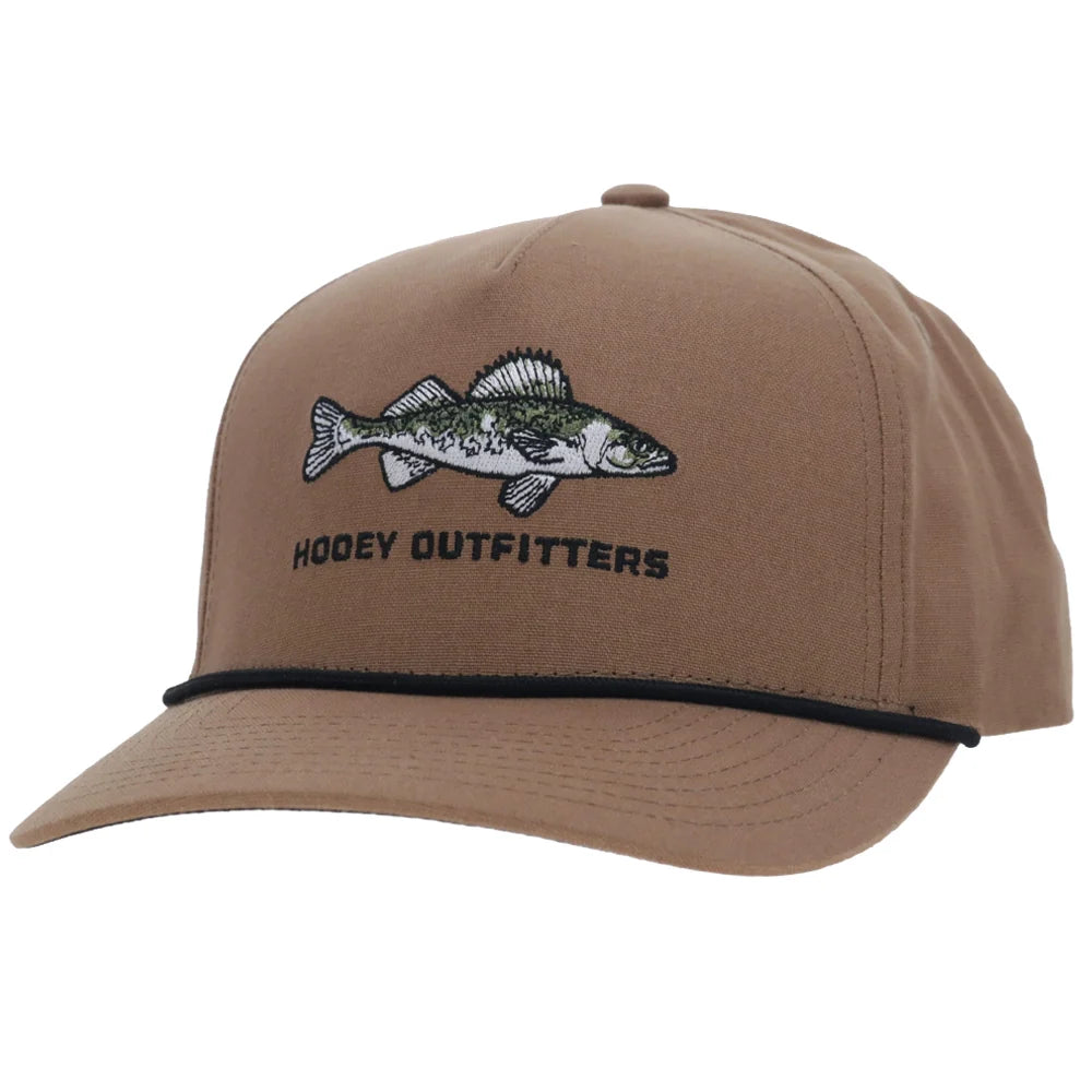 Walleye 5-Panel Full Surround Snapback Cap - 6037T-TN