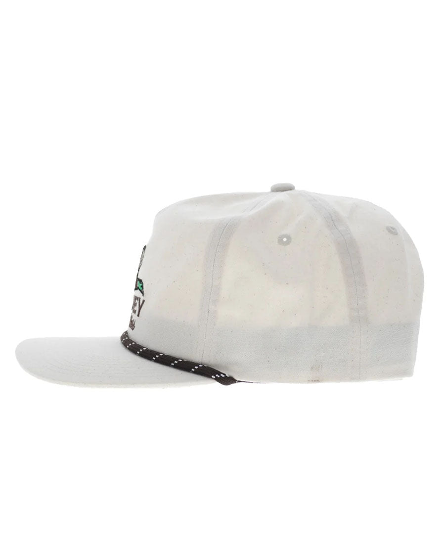 Mallard Cream 5-Panel Trucker With Brown Hooey Outfitters Logo - 6038T-Cr
