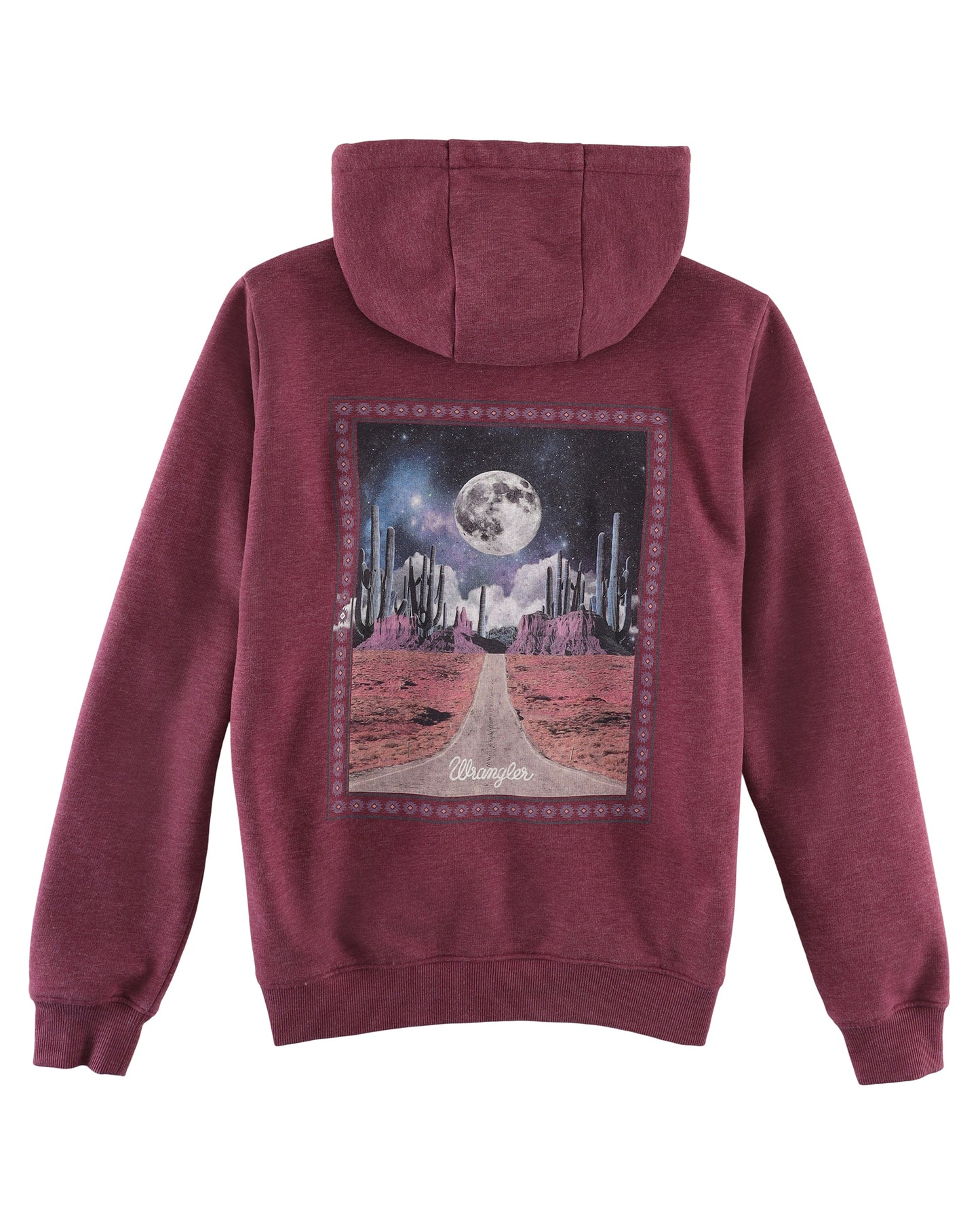 Women's Screen Print Zip Up Hoodie