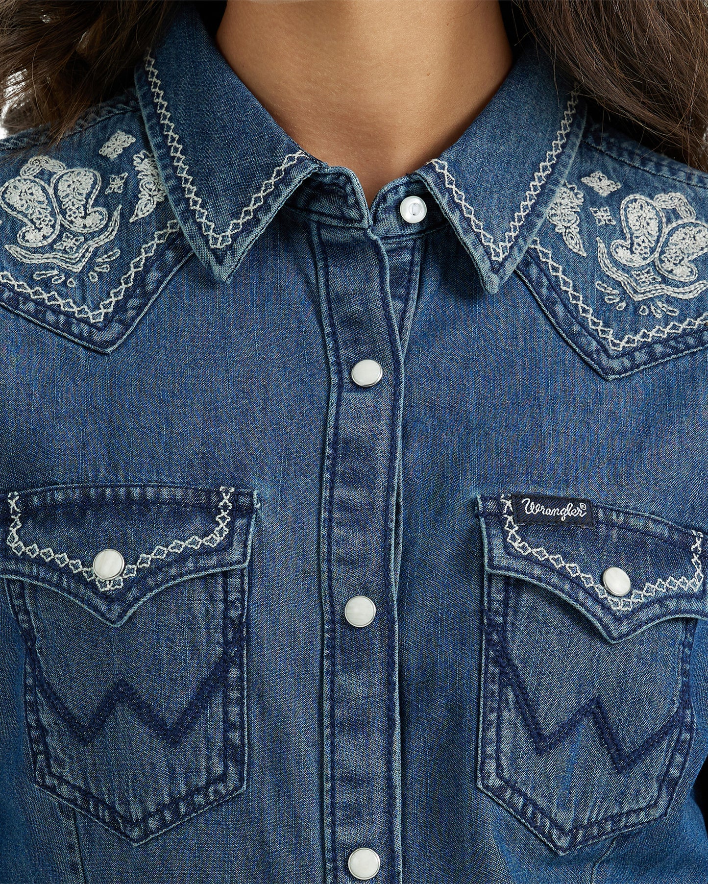 Women's Retro Punchy Long Sleeve Western Shirt