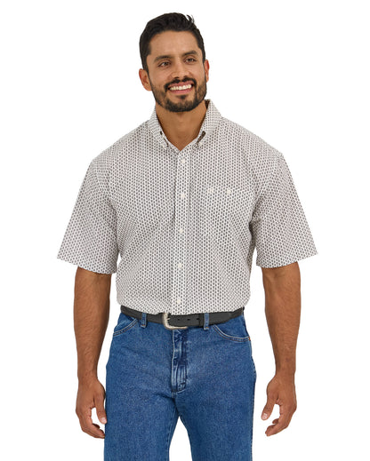 Men's Classic Relaxed Fit S/S Shirt by Wrangler from Skip’s Western Outfitters | WRA-112366981-S-REG
