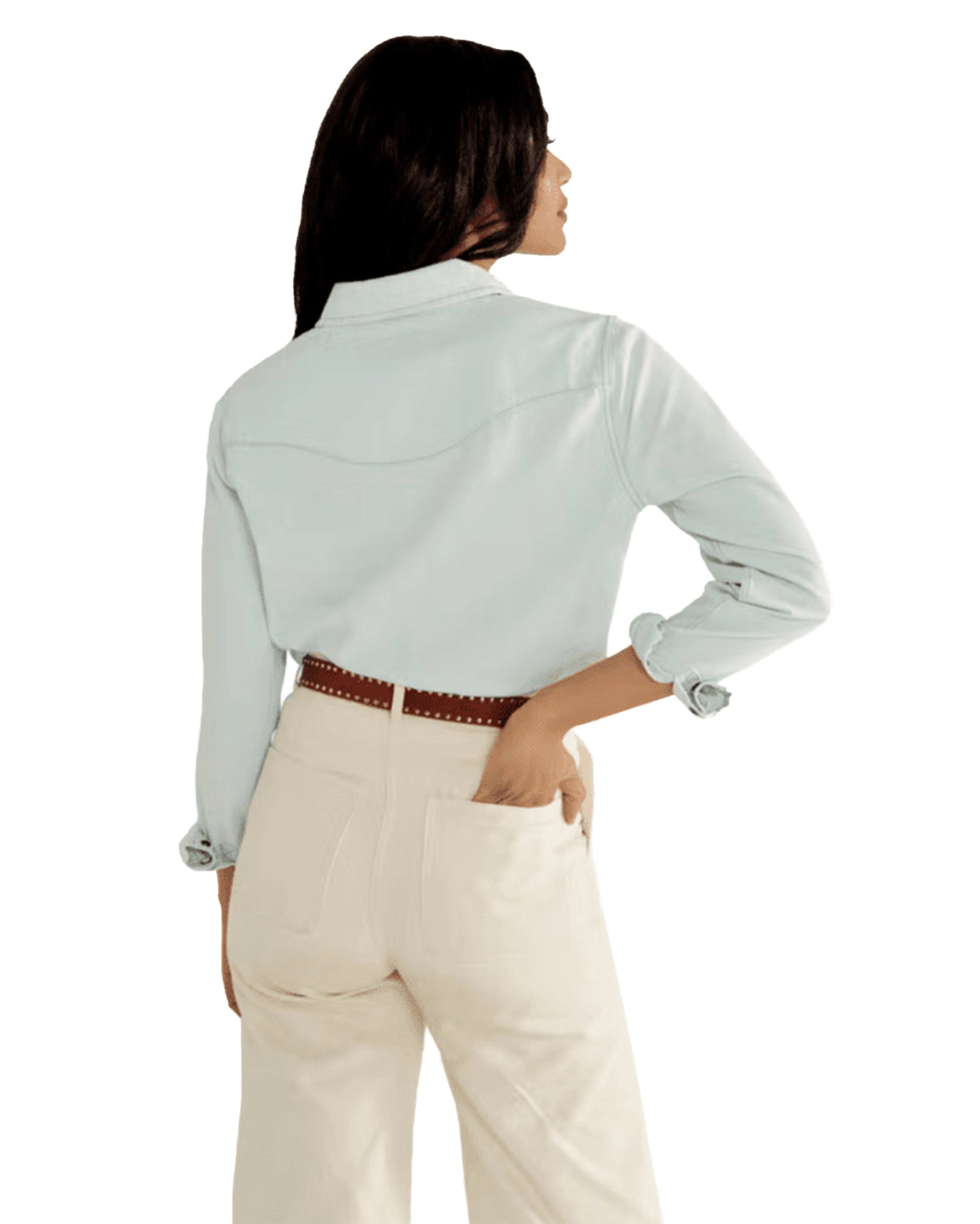 Women's Women's Denim Pearl Snap (Iii) Western Shirt - 71096-Lws