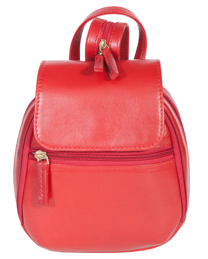 Mini Leather Backpack by Scully from Skip’s Western Outfitters | SCU-722-4-20-RED