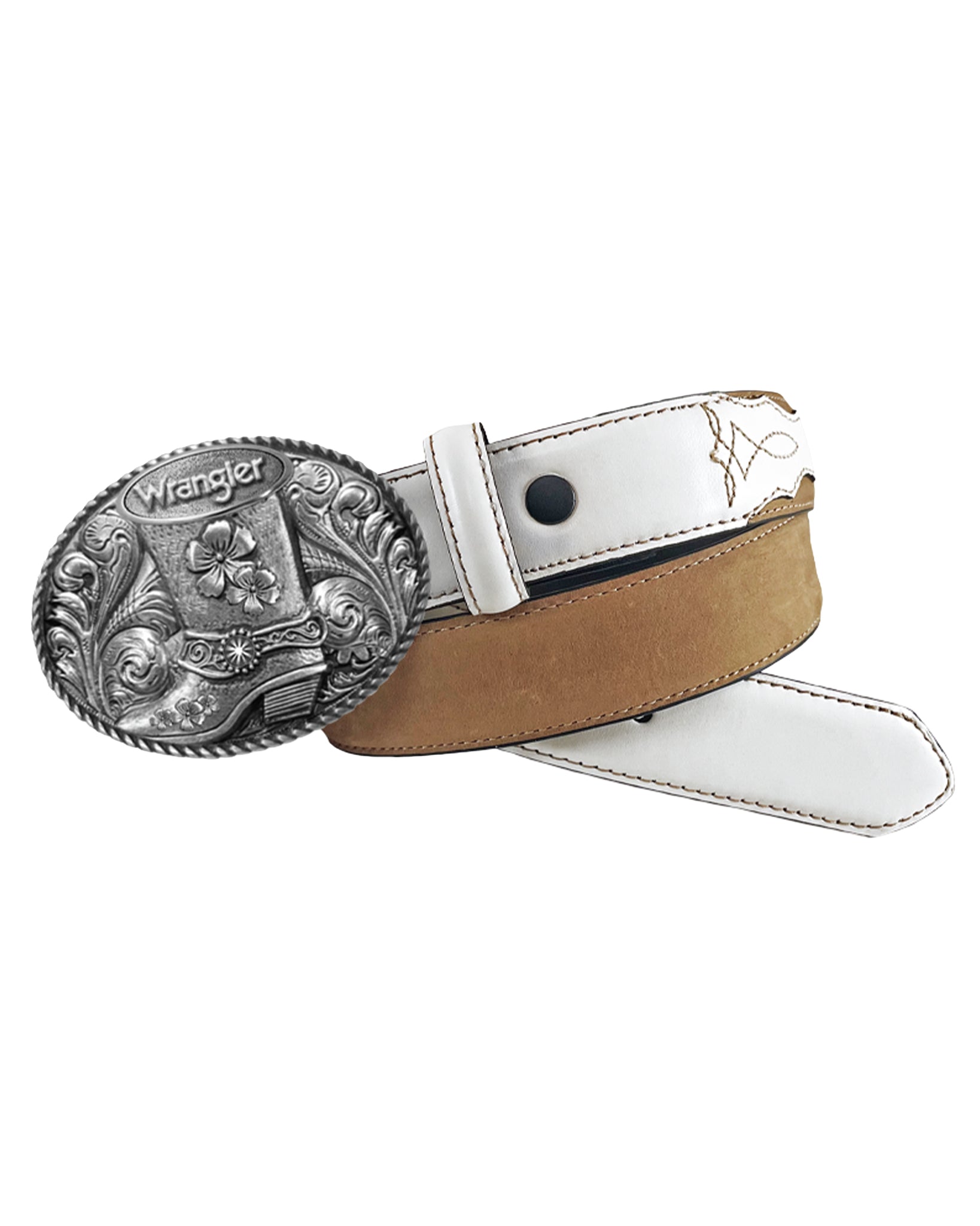 Contrast Toe Bug Belt - 7302322-909 by Wrangler Accessories from Skip’s Western Outfitters | GEM-7302322-909-S