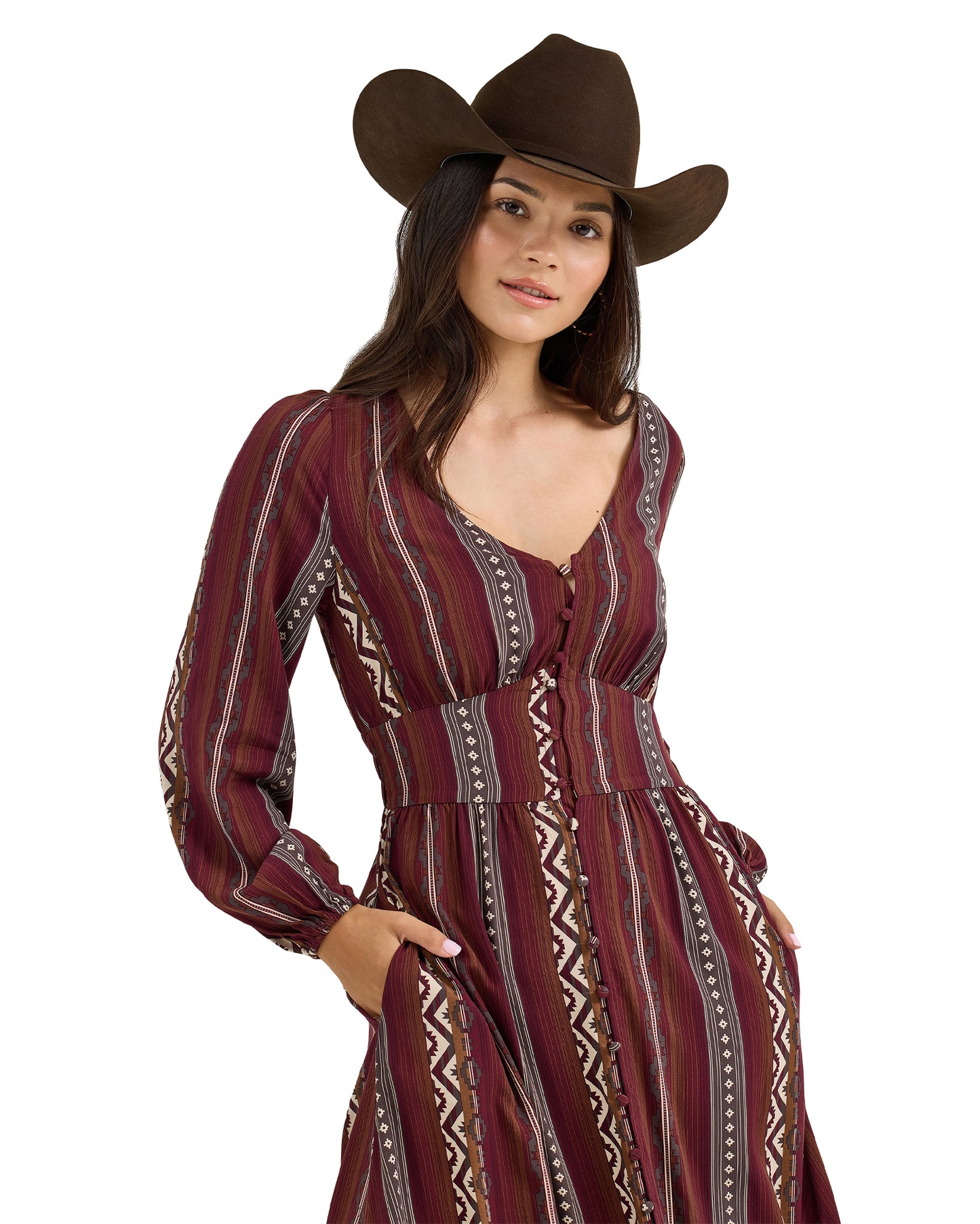 Women's Wrangler Retro Western Vintage Dress