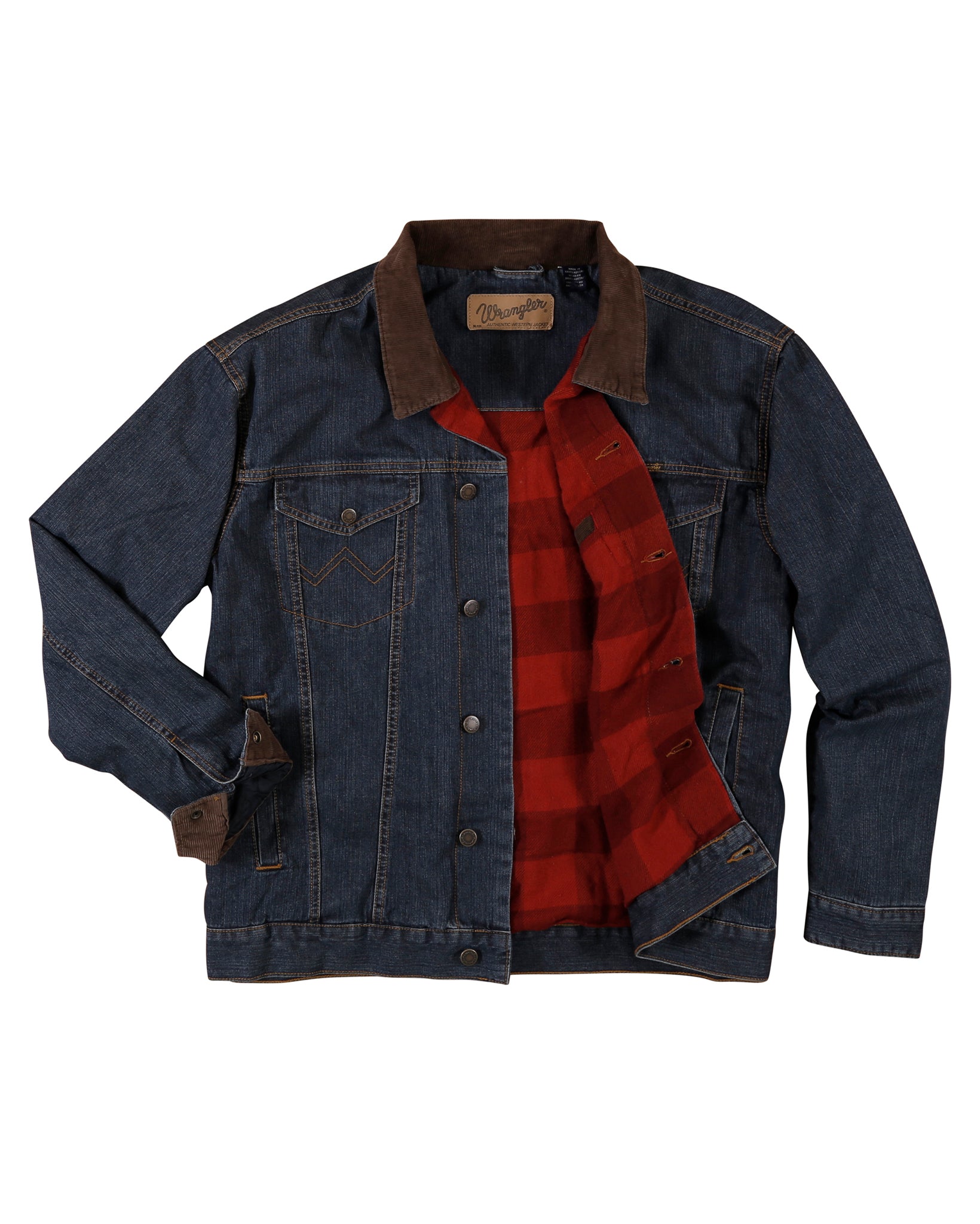 ジャケット・アウター WRANGLER Western Blanket Denim Jacket42 Men's Blanket Lined Denim Jacket – Skip's Western Outfitters