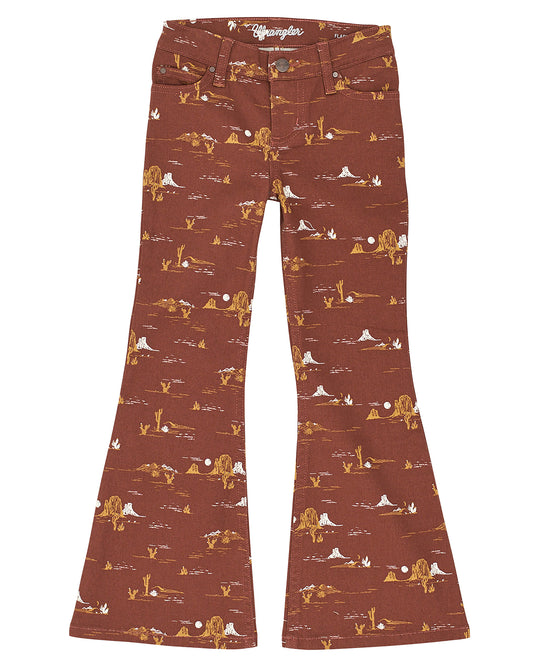 Girls' Western Flare Jeans by Wrangler from Skip’s Western Outfitters | WRA-112367555-10-REG