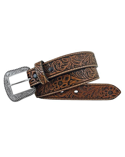 Floral Embossed Belt - 7807321-200