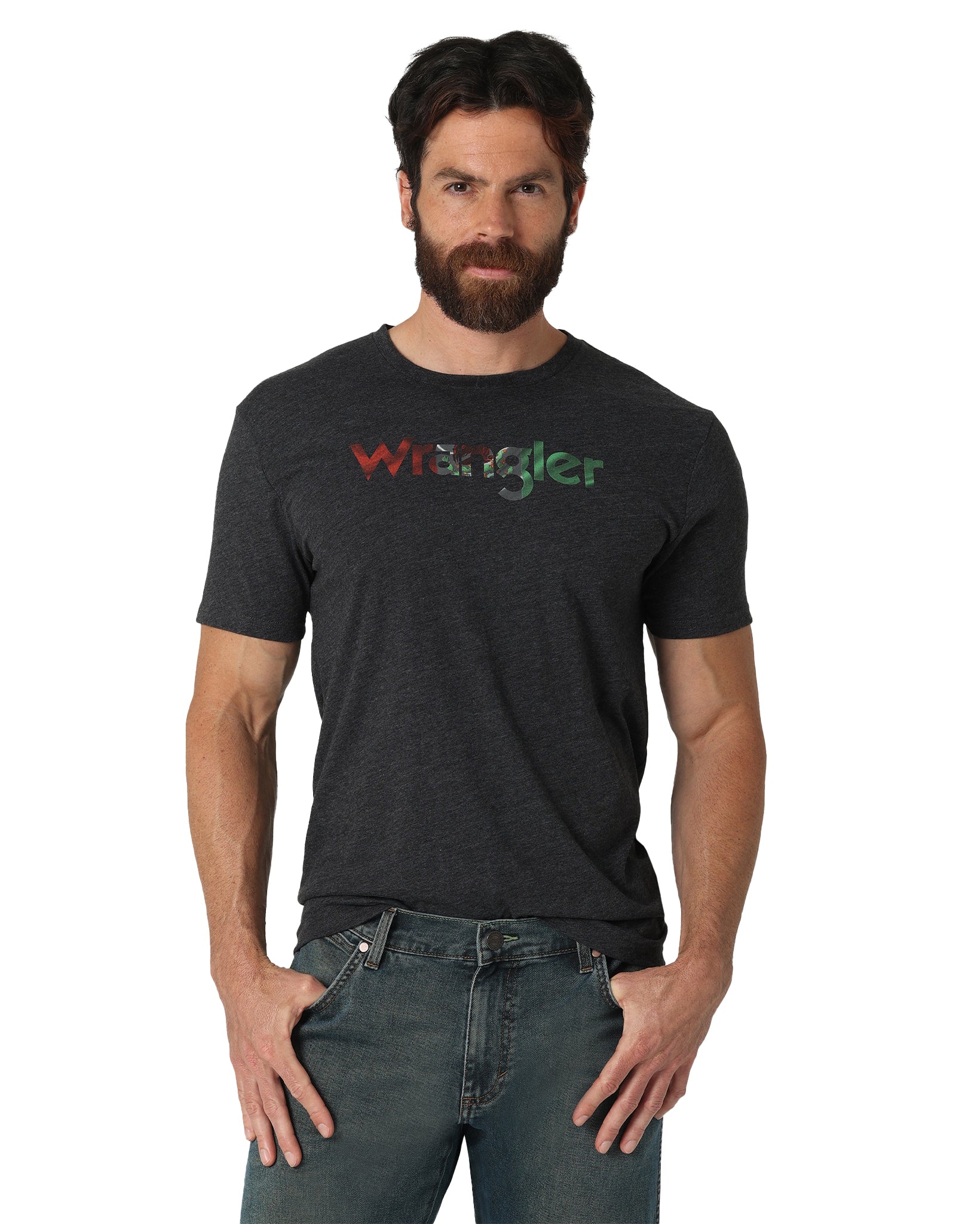 112318450 - S/s Wrangler� T-shirt by Wrangler from Skip’s Western Outfitters | WRA-112318450-S-REG