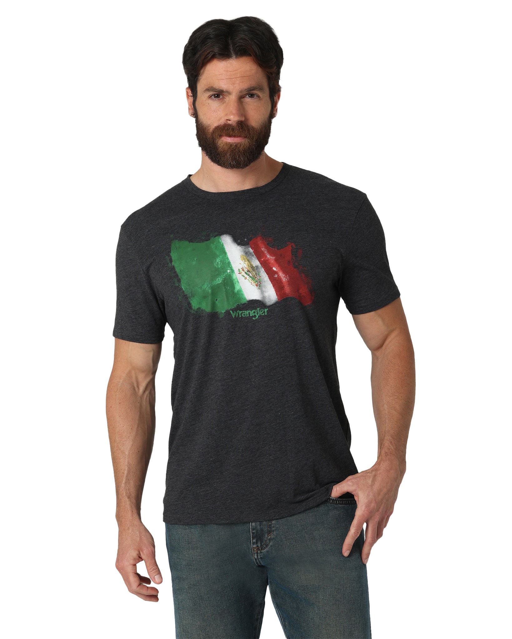 112318451 - Wrangler� Short Sleeve T-shirt by Wrangler from Skip’s Western Outfitters | WRA-112318451-S-REG