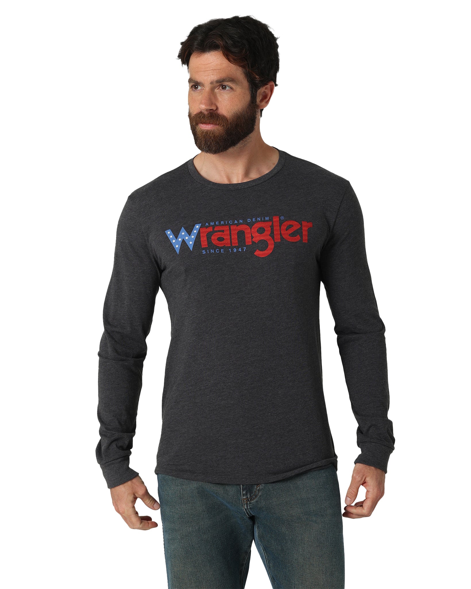 112318455 - Wrangler� Short Sleeve T-shirt by Wrangler from Skip’s Western Outfitters | WRA-112318455-M-REG