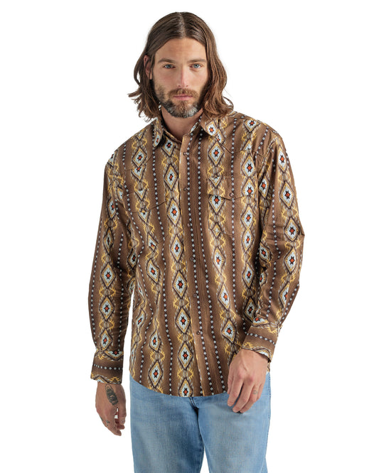 112318601 - Checotah� Western Long Sleeve by Wrangler from Skip’s Western Outfitters | WRA-112318601-S-REG