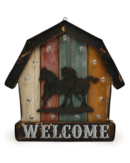 LED Western Welcome Sign by MFW from Skip’s Western Outfitters | MFW-94010-O/S-REG