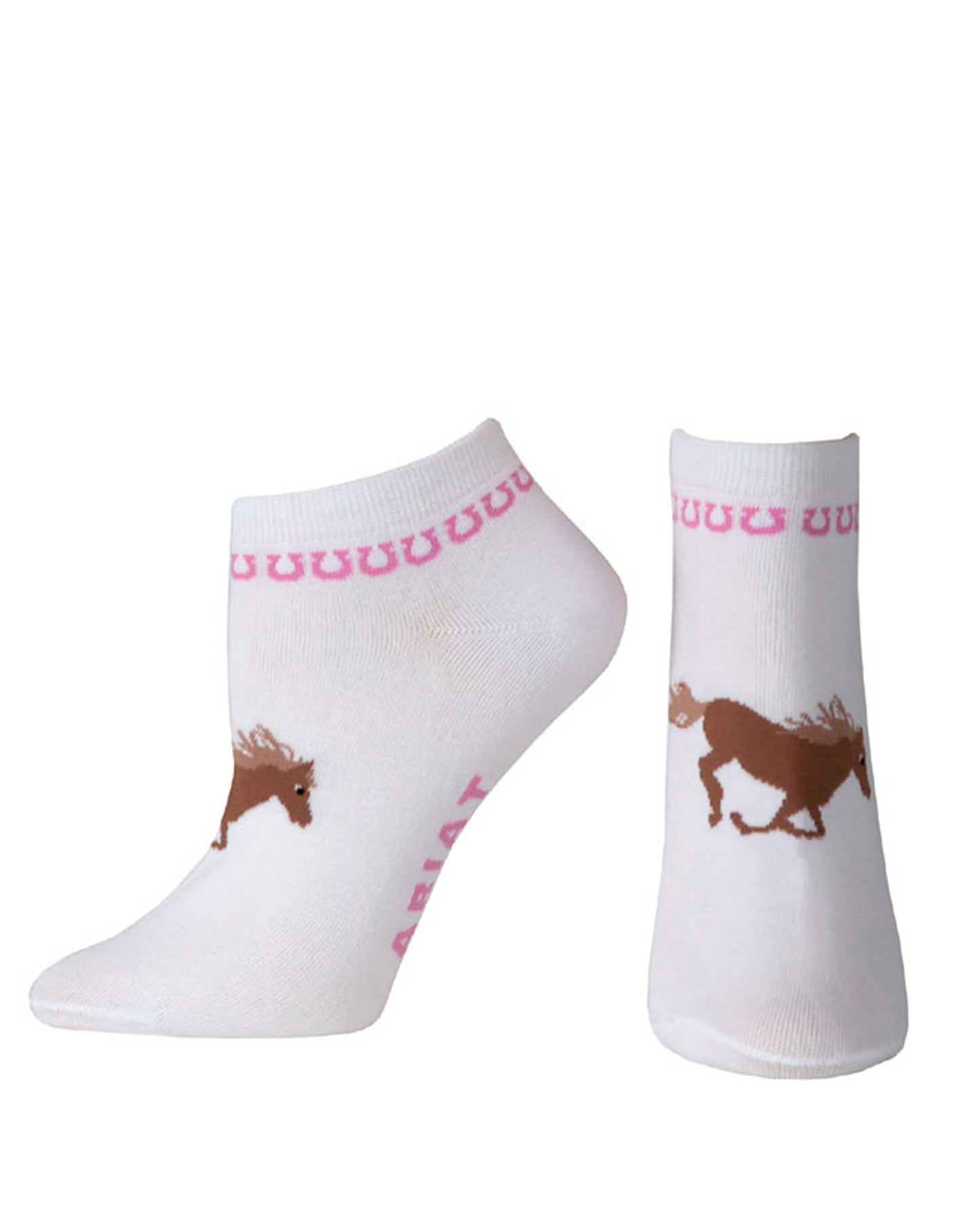 Horse Design No Show Socks by Ariat Accessories from Skip’s Western Outfitters | MFW-A10011069-O/S