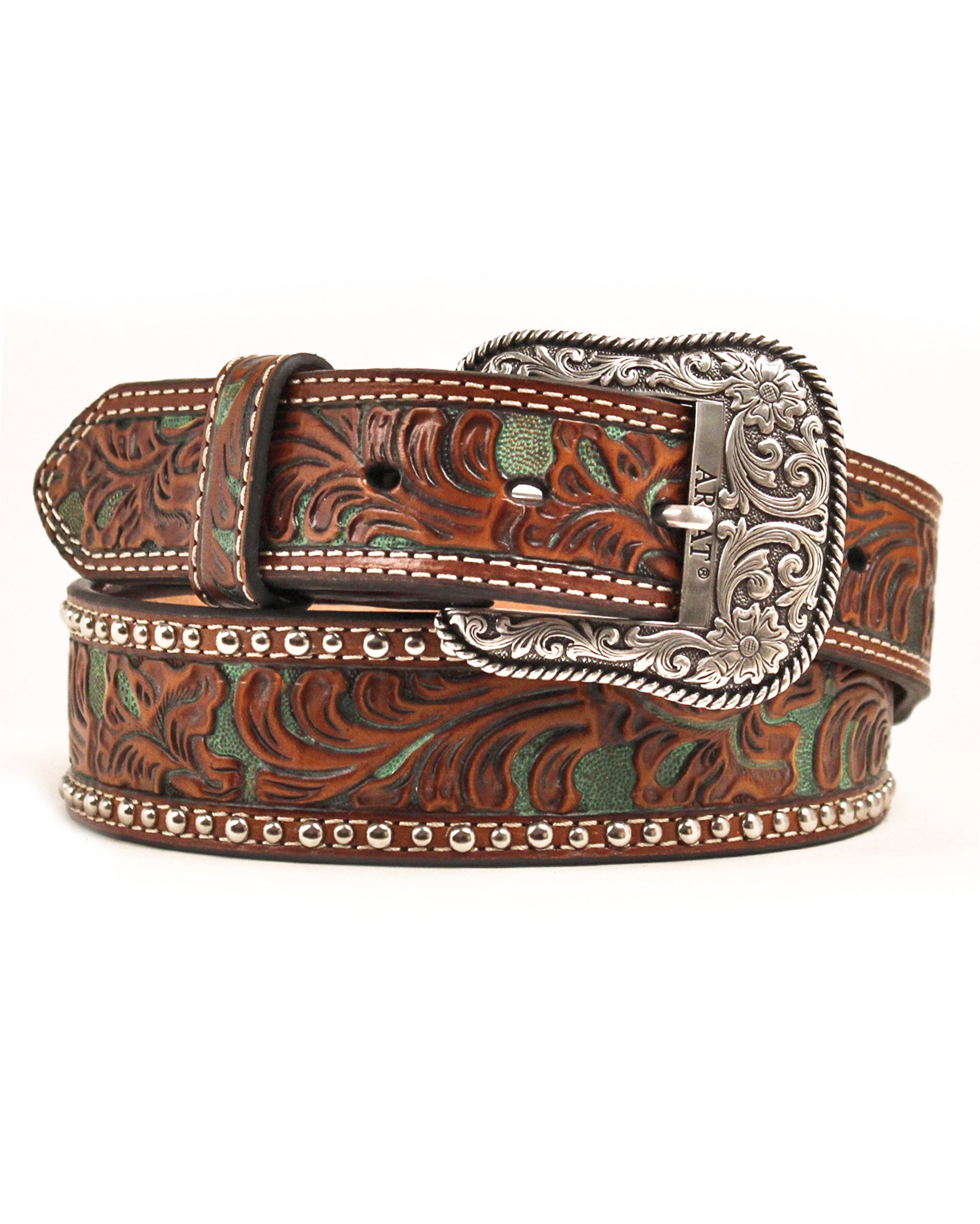 Men's Wide Tapered Embossed Belt by MFW from Skip’s Western Outfitters | MFW-A1017808-32-REG