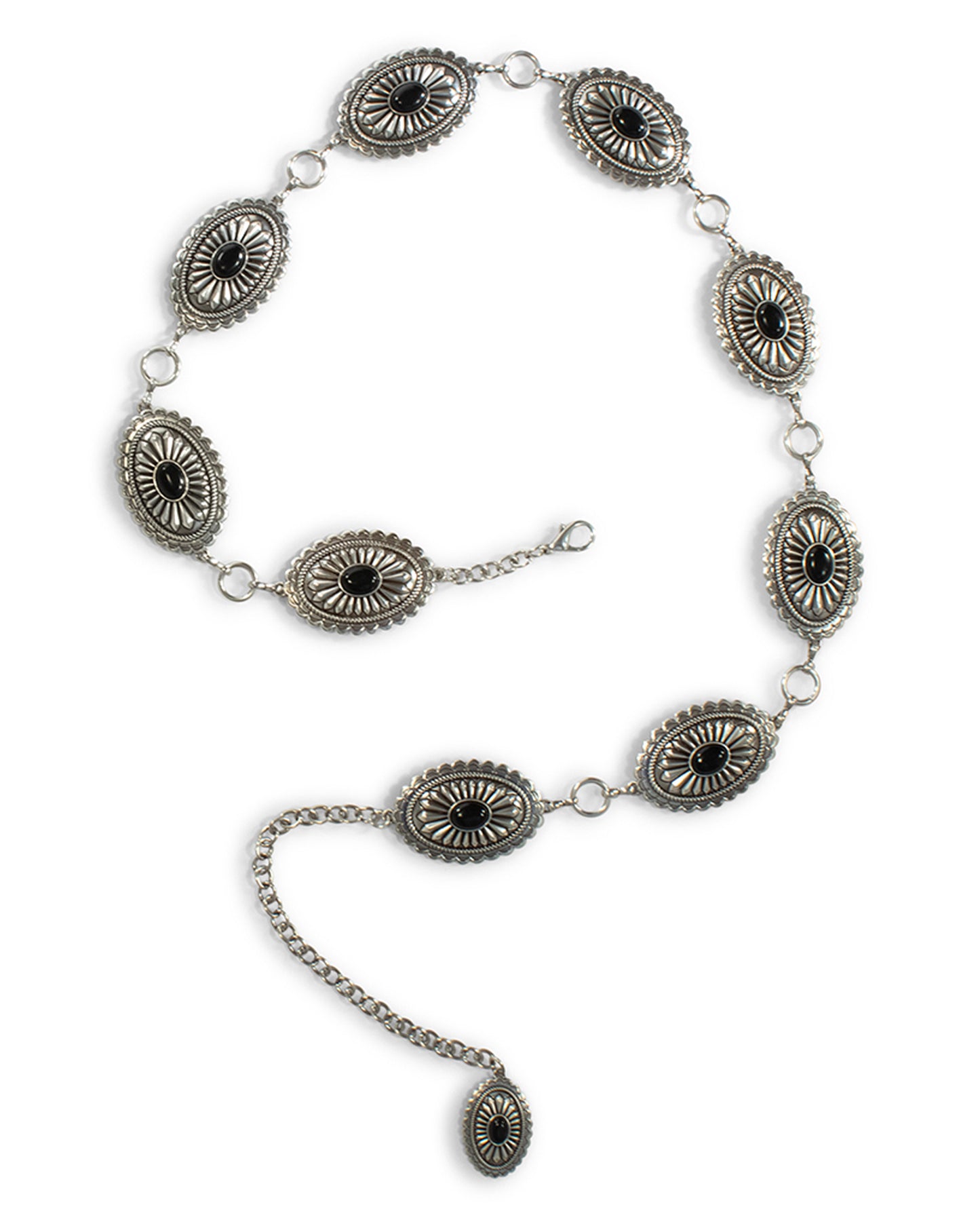 Women's Scalloped Oval Conchos Belt by Ariat Accessories from Skip’s Western Outfitters | MFW-A1515801-S