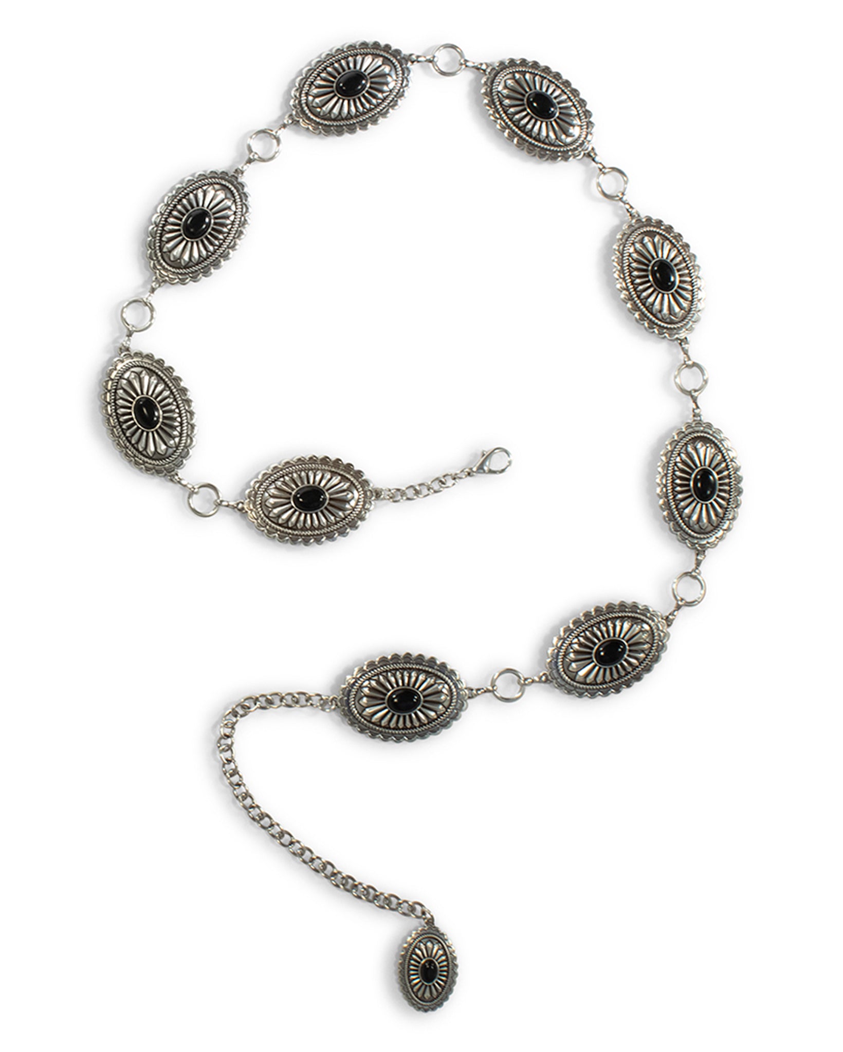 Women's Scalloped Oval Conchos Belt by Ariat Accessories from Skip’s Western Outfitters | MFW-A1515801-S