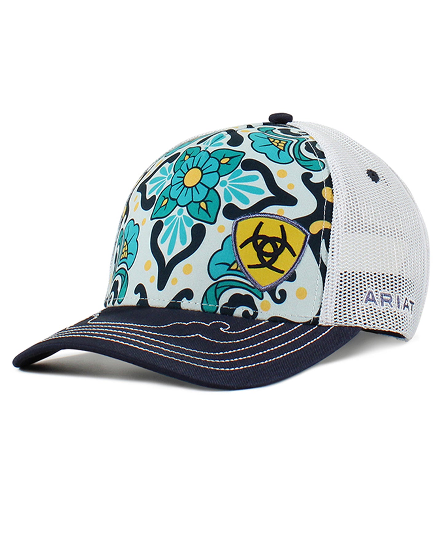 Women's Floral Print Cap by MFW from Skip’s Western Outfitters | MFW-A300029003-O/S-NAVY
