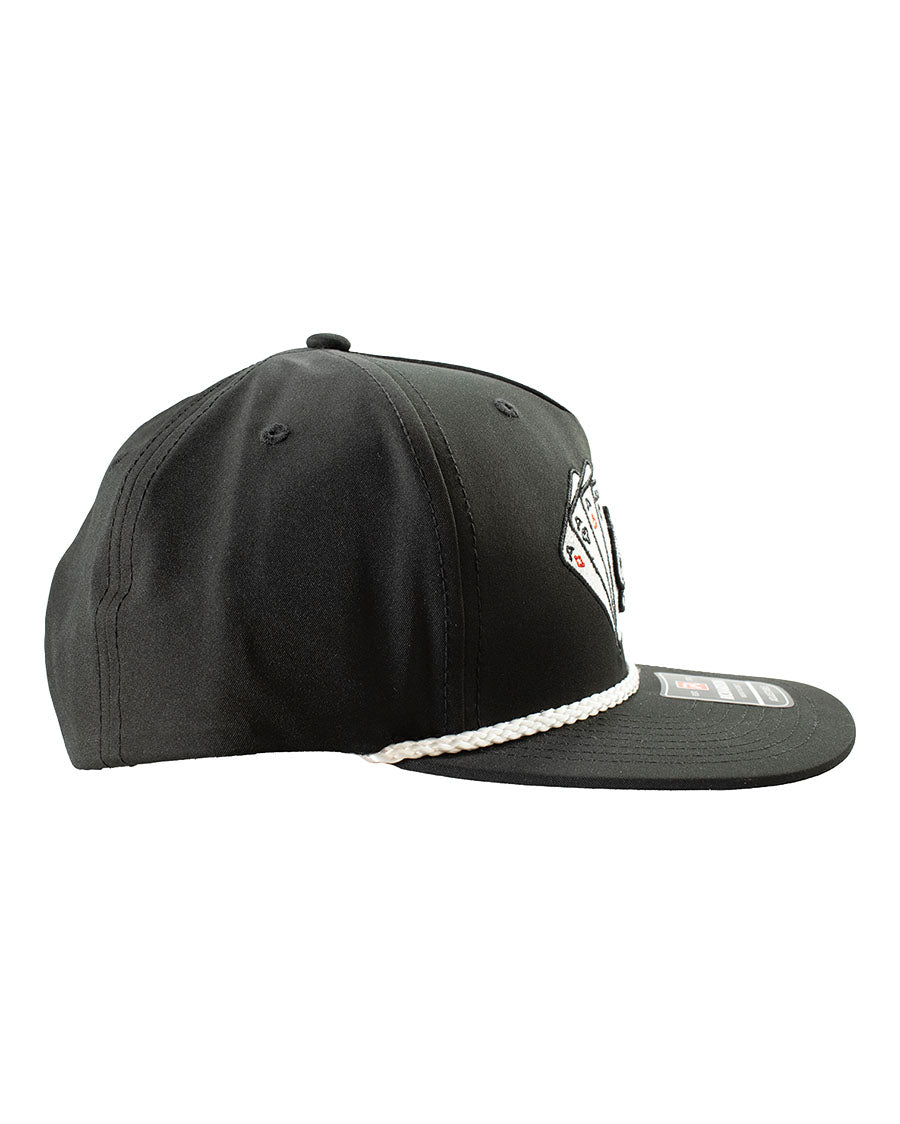Embroidered Ace Playing Card Ball Cap