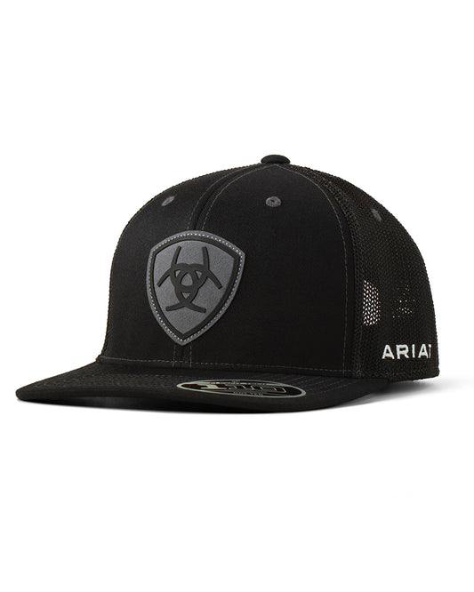 Ariat Flexfit Suede Patch Cap by MFW from Skip’s Western Outfitters | MFW-A300089401-O/S-BLACK
