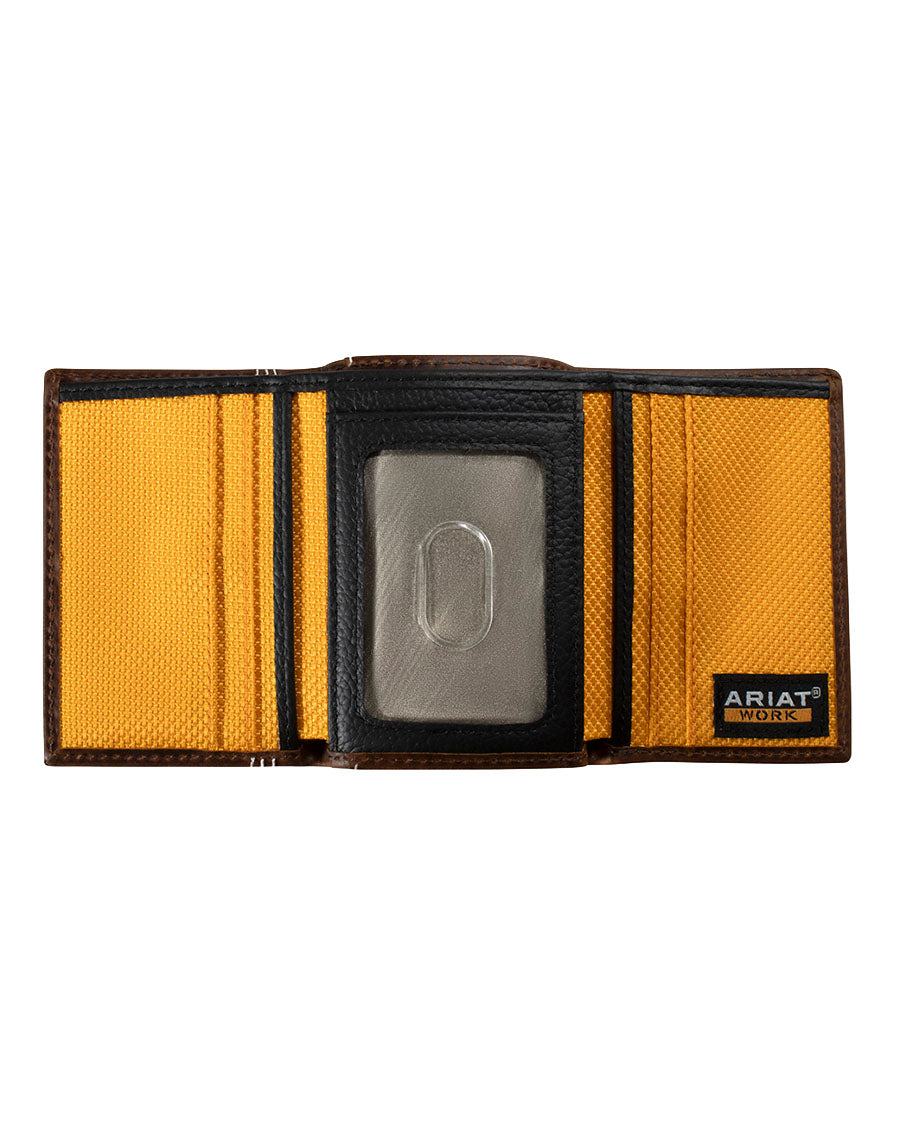Men's Utility Leather Trifold Wallet