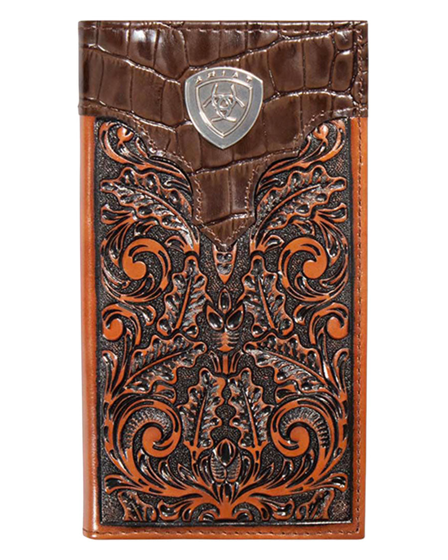 Oak Embossed Rodeo Wallet - A3516208