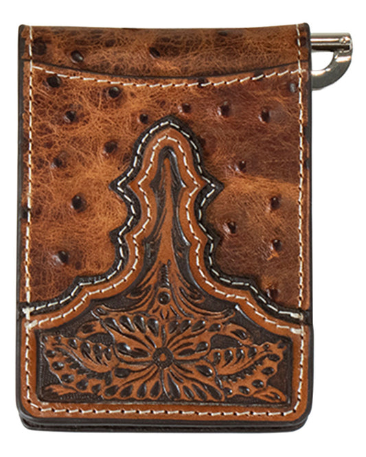 Ostrich Leather Bifold Wallet - A3553302