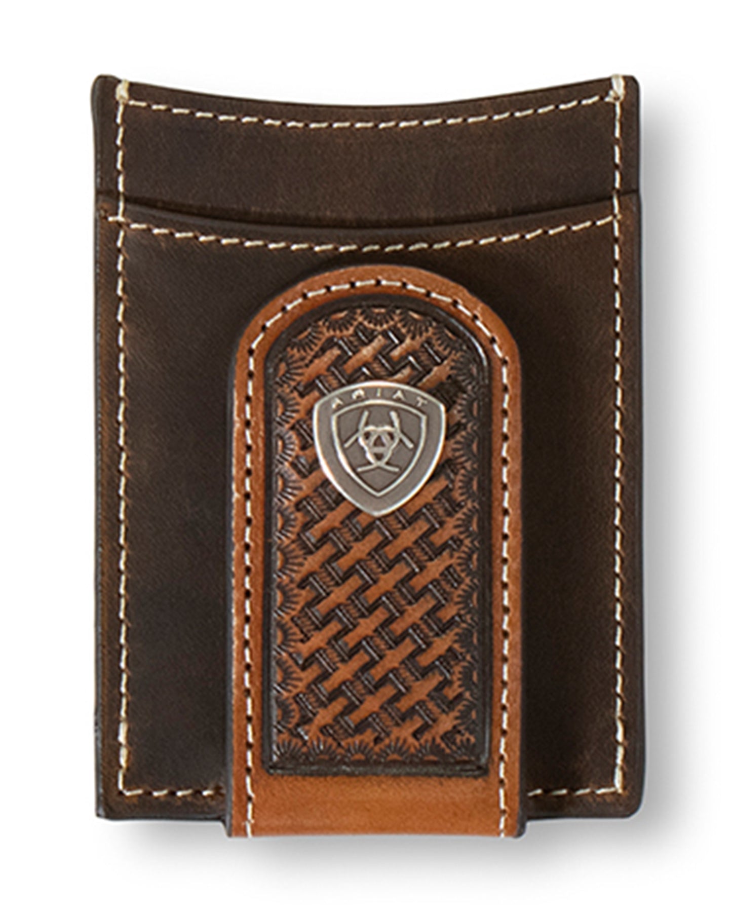 Ariat Basket Weave Money Clip by MFW from Skip’s Western Outfitters | MFW-A3553602-O/S-REG