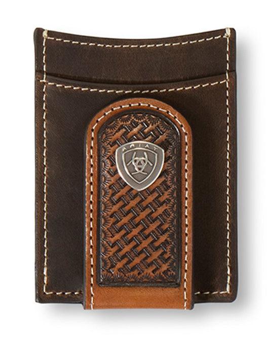 Ariat Basket Weave Money Clip by MFW from Skip’s Western Outfitters | MFW-A3553602-O/S-REG