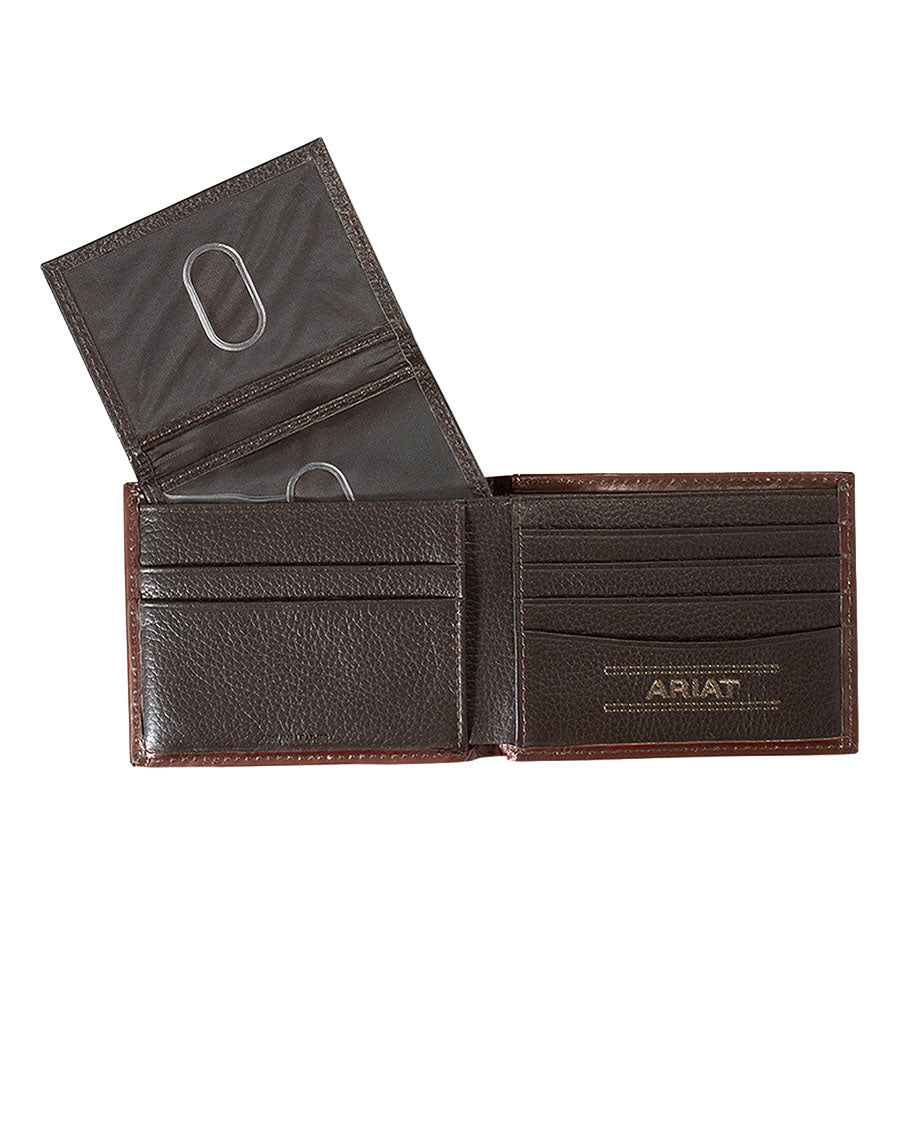 Floral Embossed Bifold Wallet - A3558102