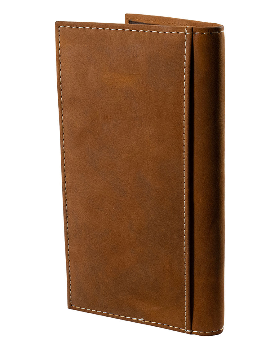 Men's Embossed Checkbook Rodeo Wallet - A3561244