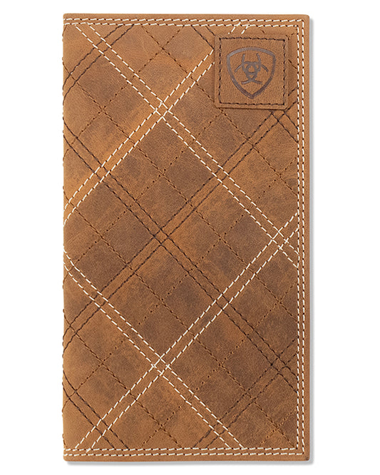Cross Stitched Bifold Wallet by Ariat Accessories from Skip’s Western Outfitters | MFW-A3562944-O/S