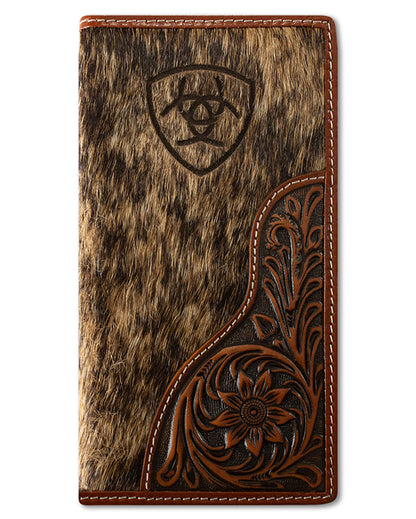 Men's Bifold Calf Hair Wallet by Ariat Accessories from Skip’s Western Outfitters | MFW-A3564302-O/S