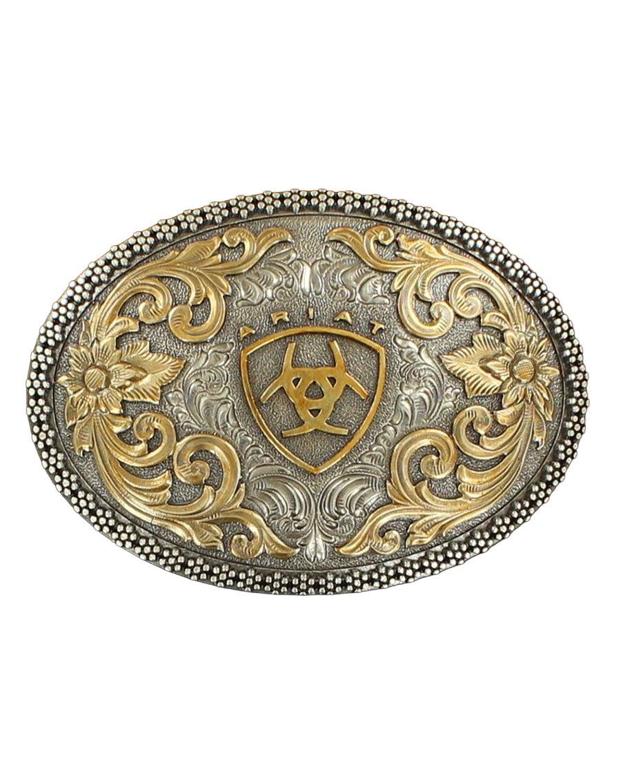 Scroll and Filigree Belt Buckle - A37005
