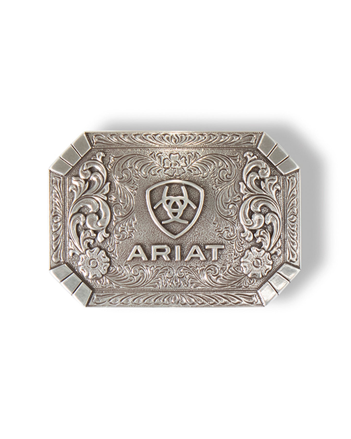 Floral Engraved Belt Buckle