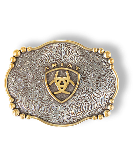 Ariat Floral Engraved Emblem Belt Buckle by MFW from Skip’s Western Outfitters | MFW-A37019-O/S-REG