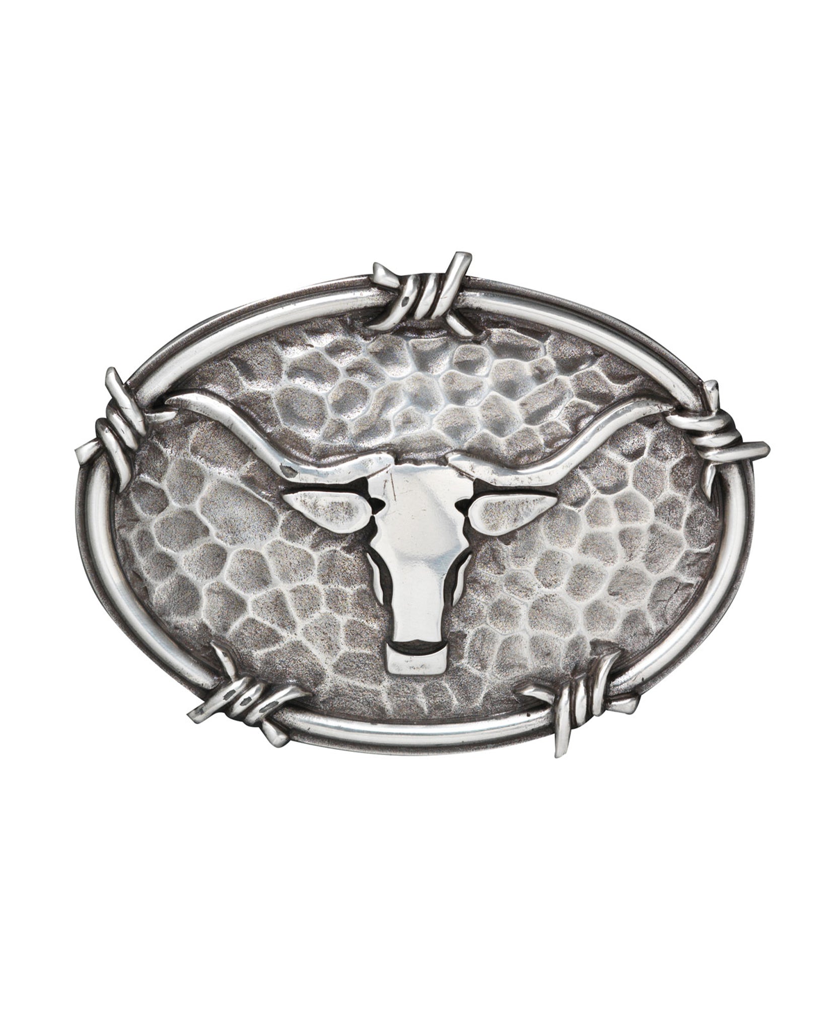 Barbed Wire Steer Head Belt Buckle by Ariat Accessories from Skip’s Western Outfitters | MFW-A37050-O/S